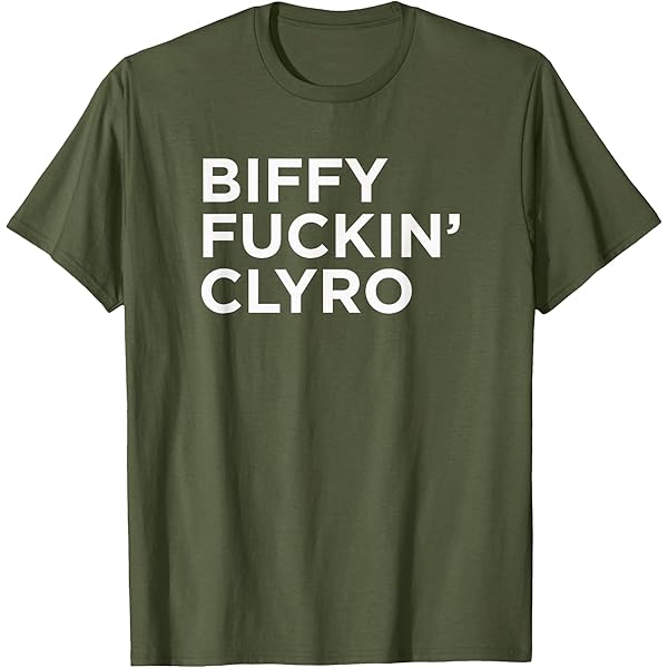 Amazon.com: Biffy Clyro Mon the Biff Black T-Shirt : Clothing